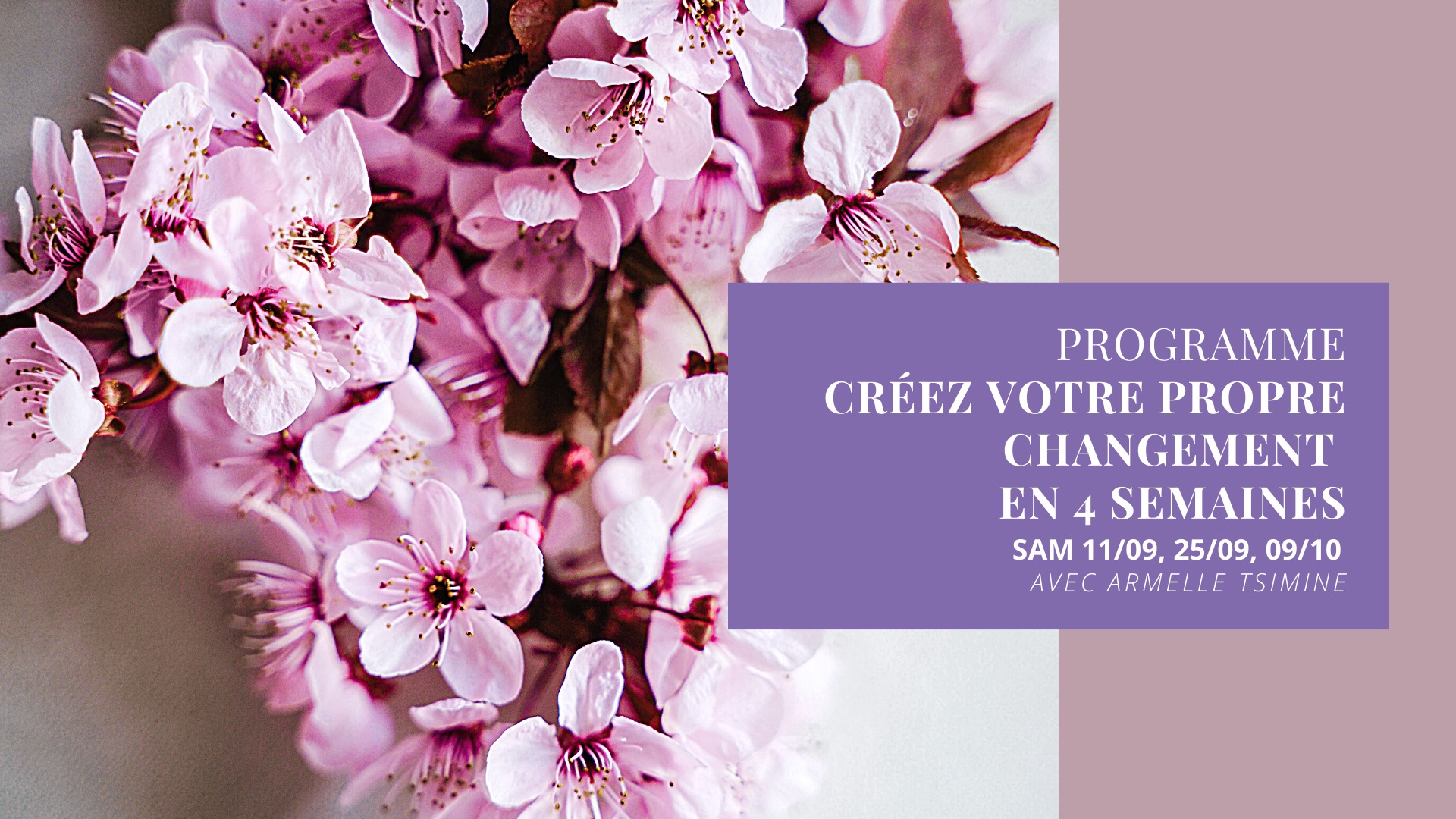 Image du produit -  Programme "Créez votre propre changement"